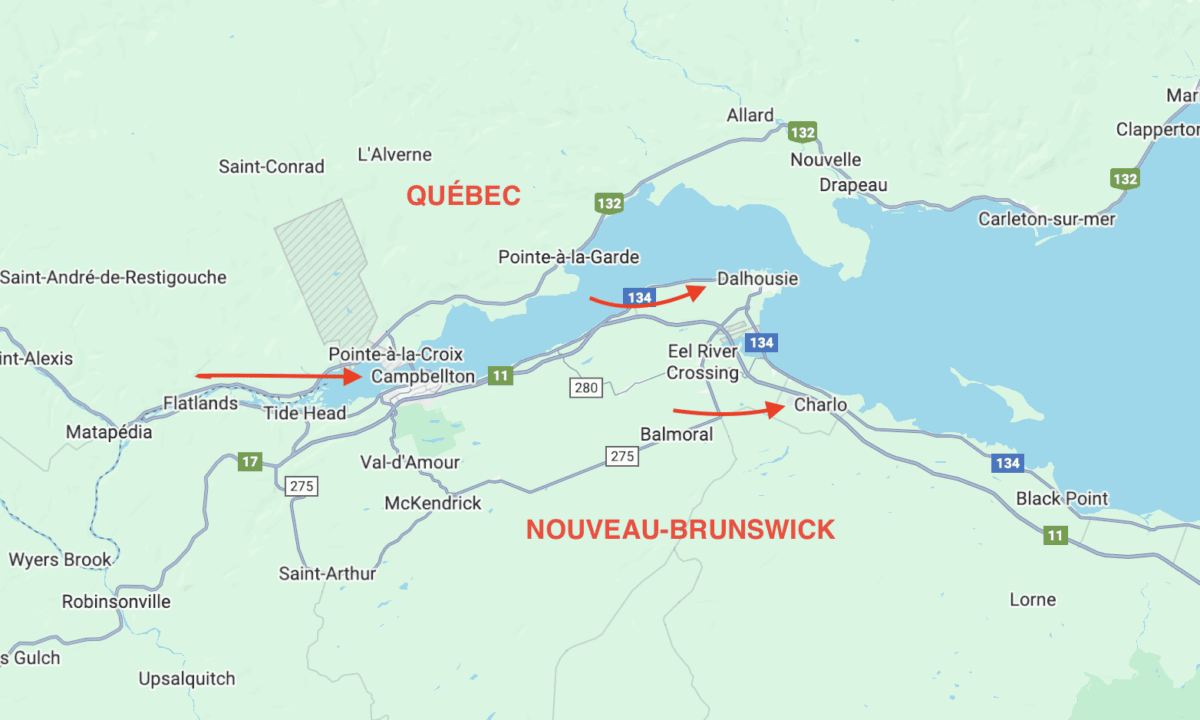 carte Restigouche